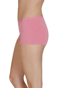 Solid Mid Rise Boyleg Panty - Cashmere Rose thumbnail 2