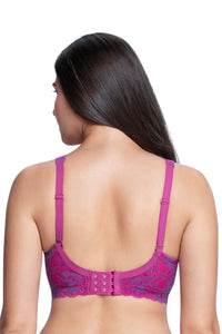 Fiesta Support Non Padded Non-Wired Lace Bra - Flamenco thumbnail 2