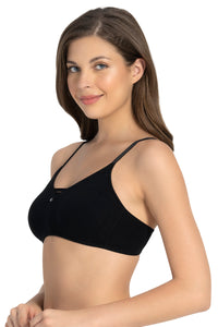 All Day Pretty Non-padded Non-wired Support Bra - Black thumbnail 3