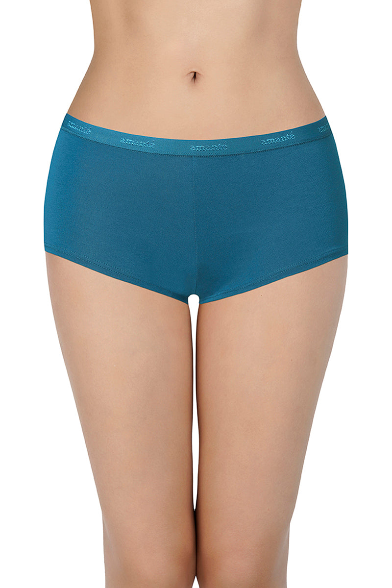 Solid Low Rise Boyshorts (Pack of 2) - C511