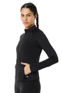 Energize Performance Full Sleeve Active Jacket - Jet Black thumbnail 2
