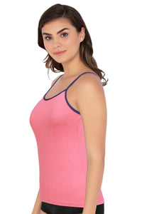 Cotton Camisole - Bright Coral thumbnail 2