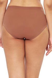 Vanish Solid High Rise Brief Seamless Panty - Caramel Nude thumbnail 2