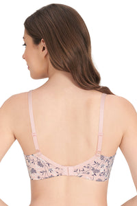 Carefree Casuals Padded Non-Wired T-Shirt Bra - Shadow Floral Pr thumbnail 3