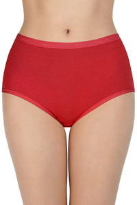 Solid High Rise Full Brief Panties (Pack of 3) thumbnail 6