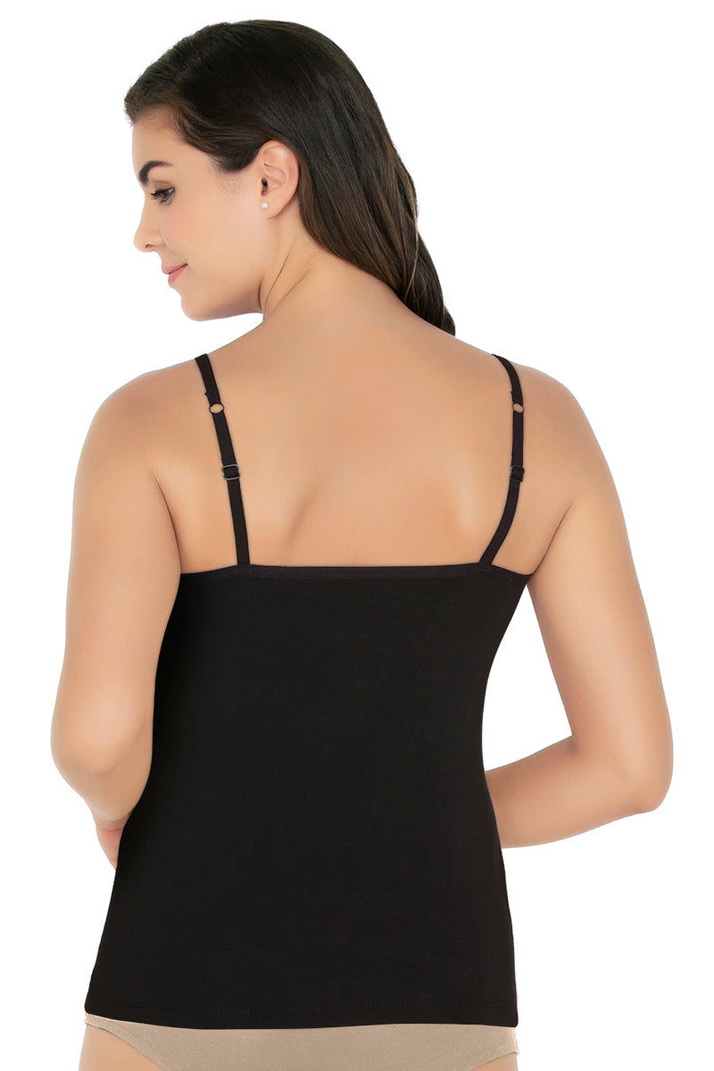Cotton Camisole - Black - Black