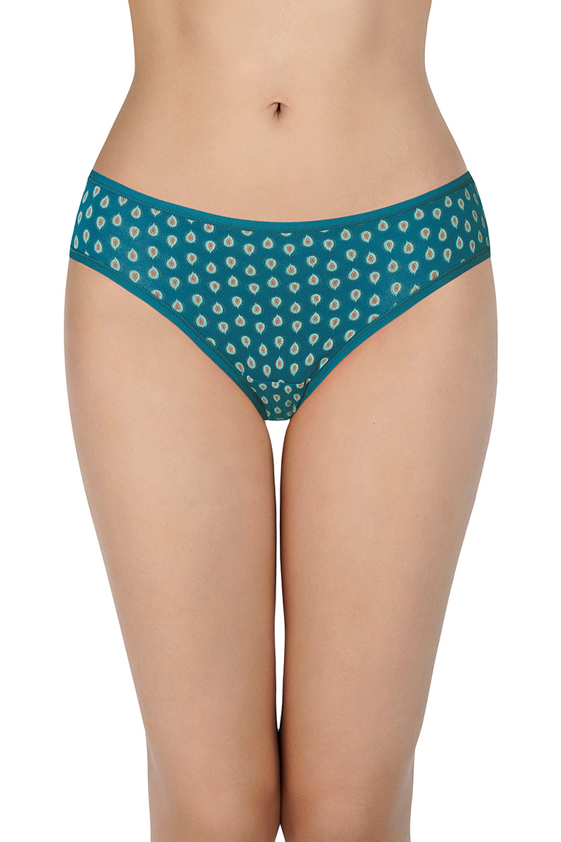 Printed Low Rise Bikini (Pack of 3) - C515 - Image 3 of 6