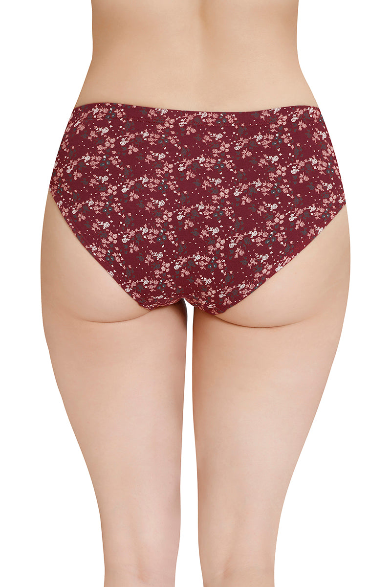 Inner Elastic Printed Mid Rise Bikini Panty (Pack of 3) - Image 7 of 7