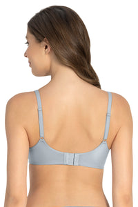 Cloudsoft Padded & Wired Bra - Soft Gray thumbnail 4