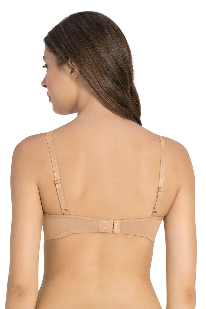 All Day Smooth Comfort Padded & Non-wired Bra - Sandalwood