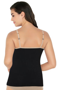 Cotton Camisole - Black - Sandalwood thumbnail 3