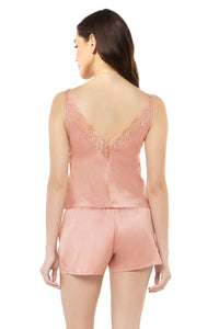 Eternal Bliss Satin Camisole - Mellow Rose thumbnail 3