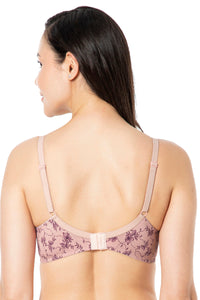 Smooth Moves Padded Wired T-Shirt Bra - Filigree Print thumbnail 3