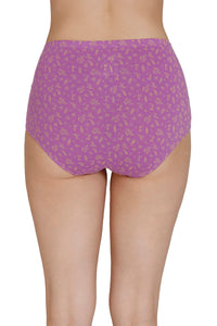 Inner Elastic Print High Rise Full Brief Panties (Pack of 3) thumbnail 3