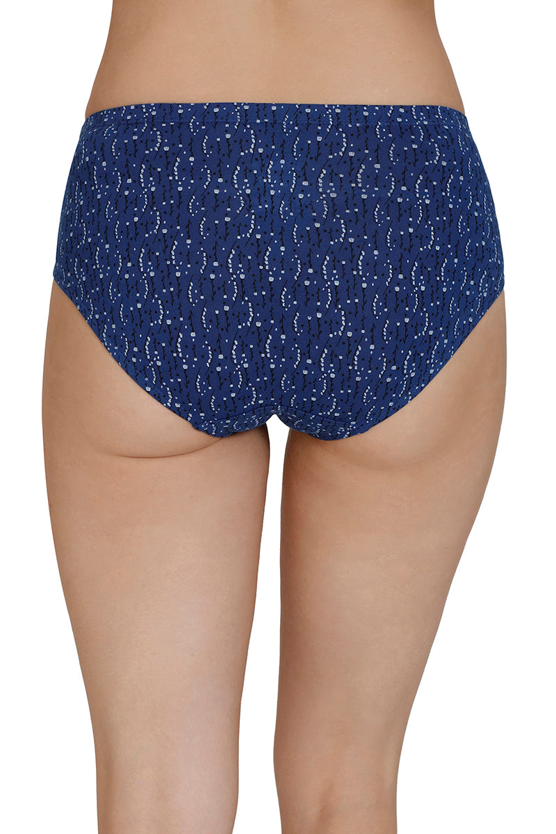 Inner Elastic Print Mid Rise Hipster Panties (Pack of 3) - Image 3 of 7