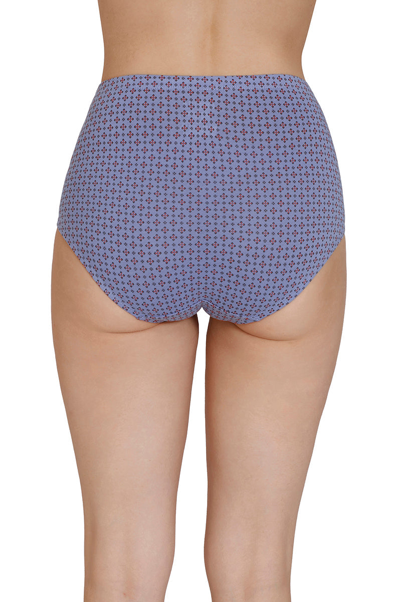 Inner Elastic Print High Rise Full Brief Panties (Pack of 3) - Image 3 of 7