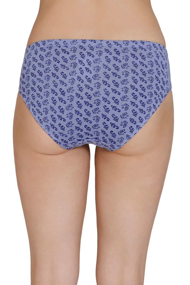 Inner Elastic Print Mid Rise Bikini Panties (Pack of 3) - Image 5 of 7