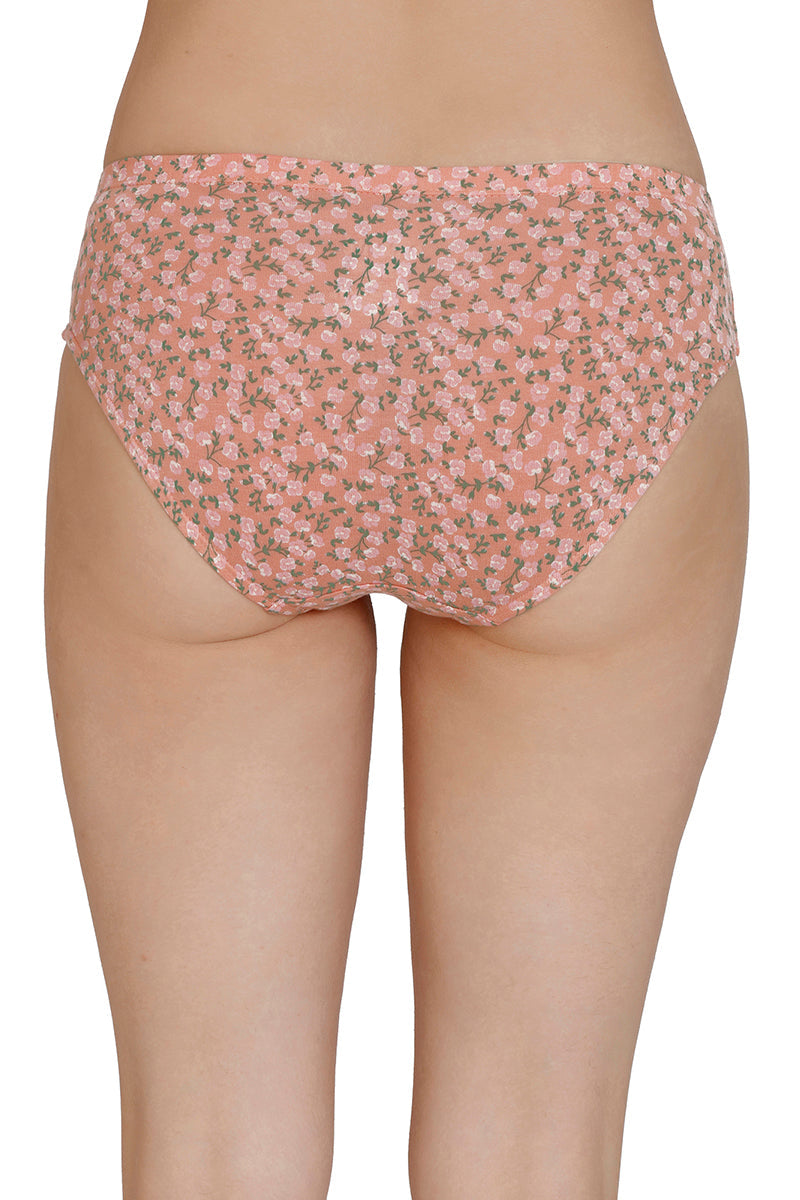 Inner Elastic Print Mid Rise Bikini Panties (Pack of 3) - Image 5 of 7