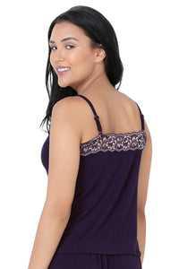 Lace Touch Sleep Camisole - Midnight thumbnail 3