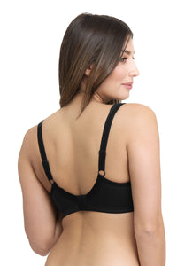 Contour Support Non-padded Wired Support Bra - Black thumbnail 3