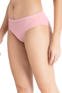 Casual Chic Three-Fourth Coverage Low Rise Bikini Panty - Bridal Rose-Angel Wing thumbnail 3