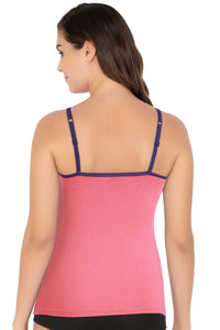 Cotton Camisole - Bright Coral thumbnail 3