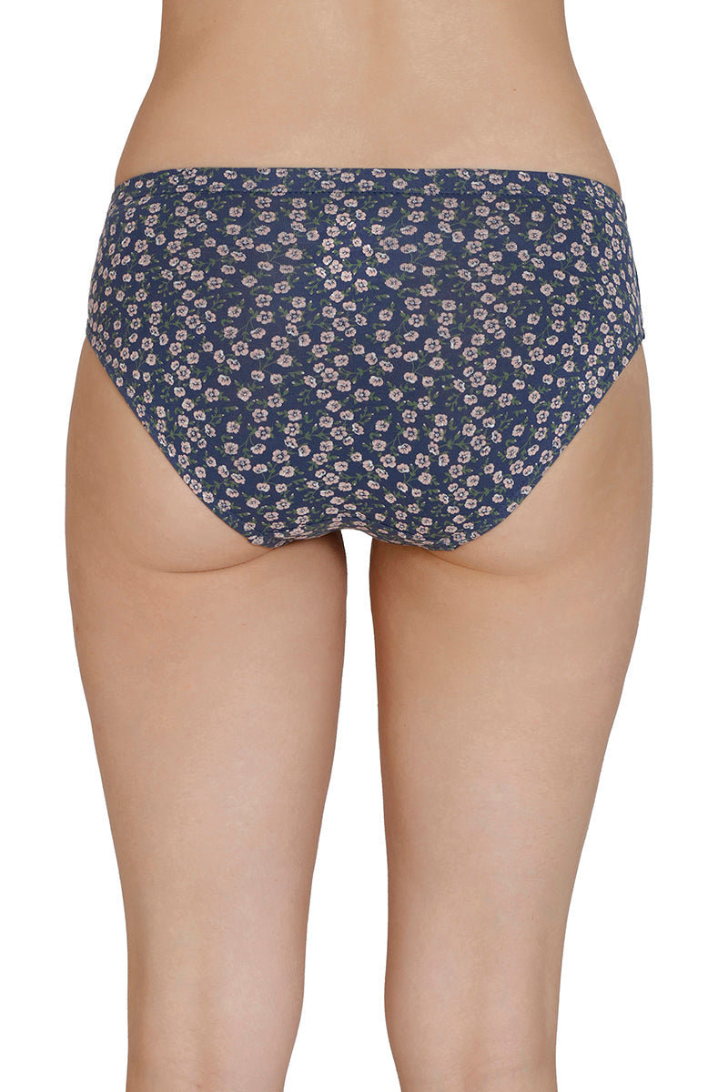 Inner Elastic Print Mid Rise Bikini Panties (Pack of 3) - Image 6 of 7