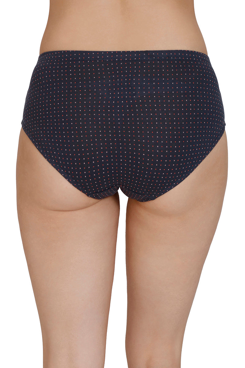 Inner Elastic Print Mid Rise Hipster Panties (Pack of 3) - Image 3 of 7