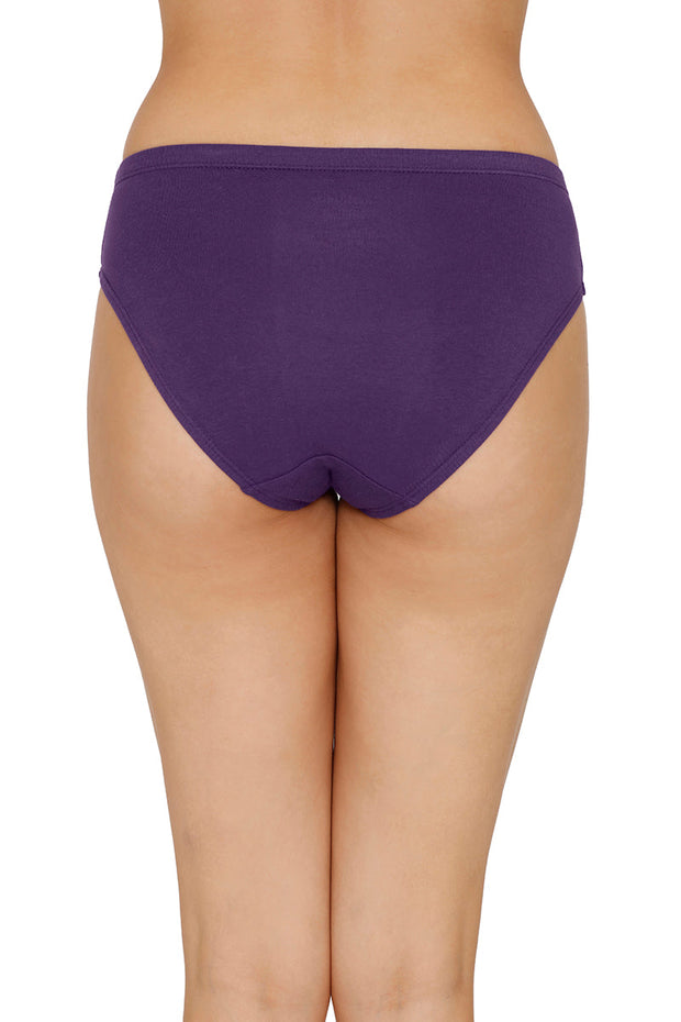Inner Elastic Full Coverage Mid Rise Bikini Panty (Pack of 3)