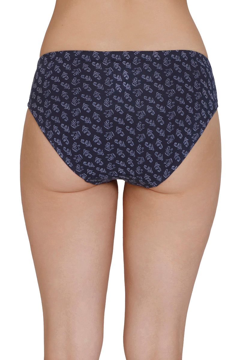 Inner Elastic Print Mid Rise Bikini Panties (Pack of 3) - Image 6 of 7