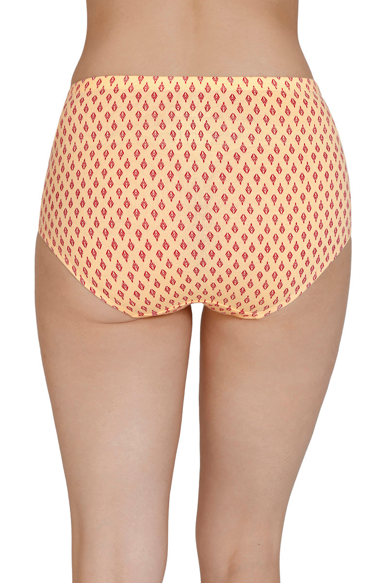 Inner Elastic Print High Rise Full Brief Panties (Pack of 3) - Image 5 of 7