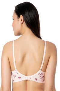 Smooth Charm Padded Non-Wired T-Shirt Bra - Rosewater Print thumbnail 3