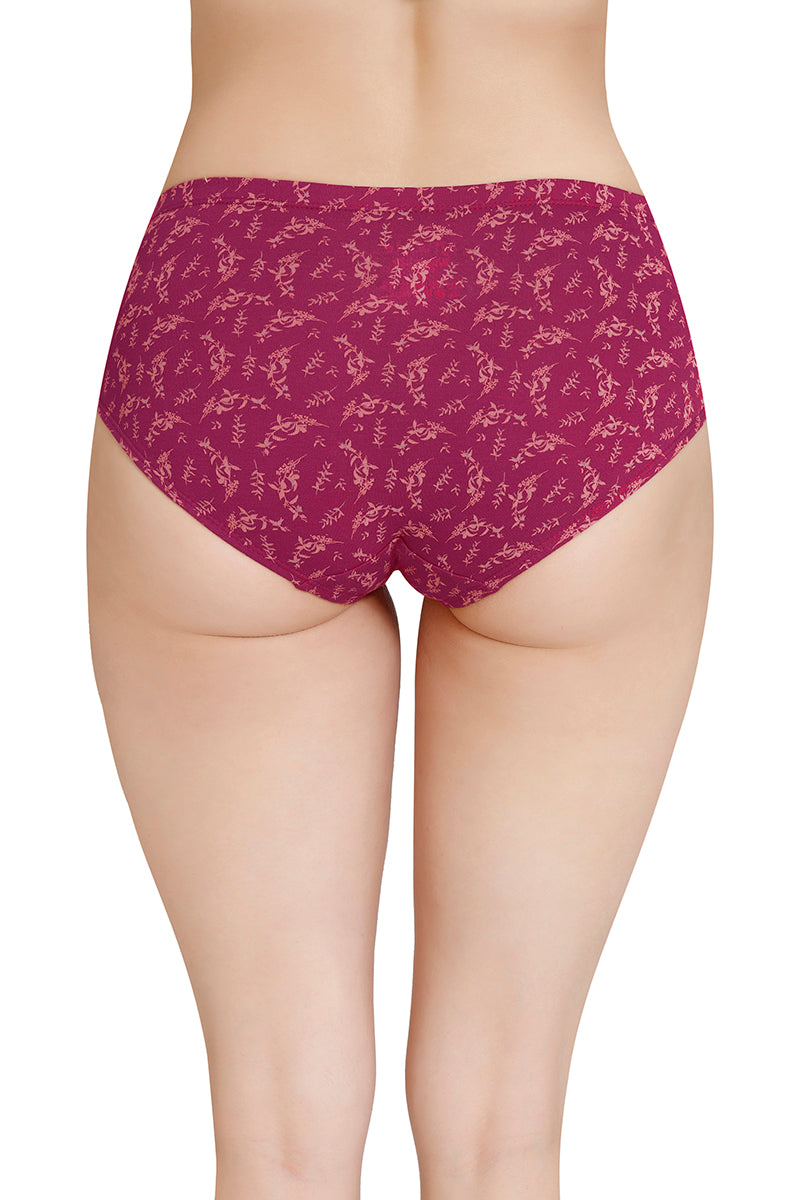 Inner Elastic Printed Mid Rise Hipster Panty (Pack of 3) - Image 6 of 7