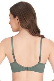 Smooth Charm Padded Non-Wired T-Shirt Bra - Cedar