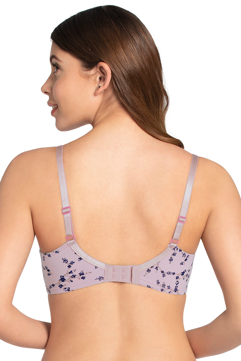 Cotton Dream Padded Non Wired T-shirt Bra - Winsome Orchid Pr