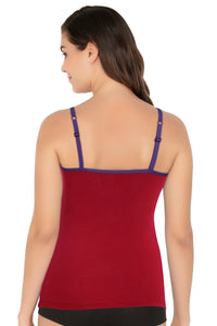 Cotton Camisole - Maroon thumbnail 3