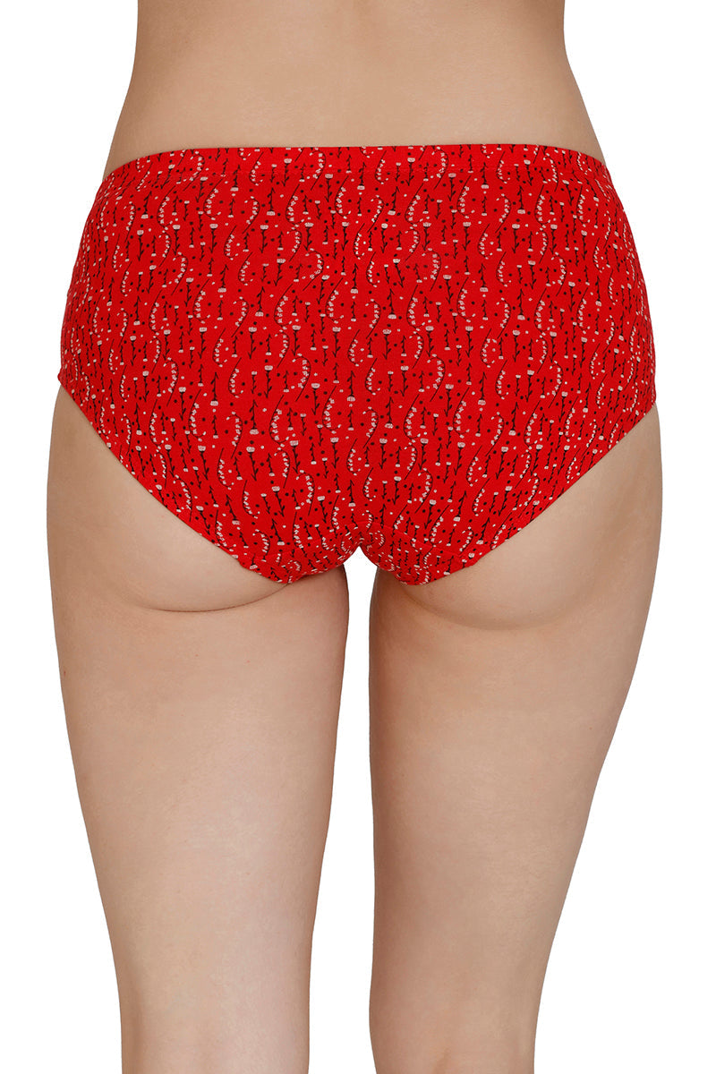 Inner Elastic Print Mid Rise Hipster Panties (Pack of 3) - Image 5 of 7