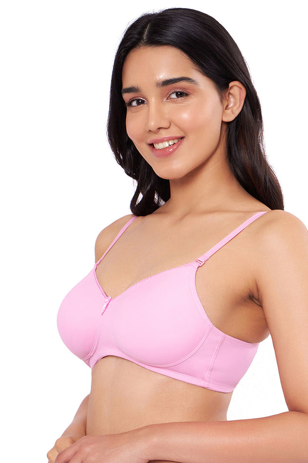 Smooth Elegance Padded Non-wired T-shirt Bra - Pastel Lavender