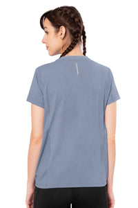 Flaunt Short Sleeve Round Neck Workout T-Shirt - Tempest thumbnail 3