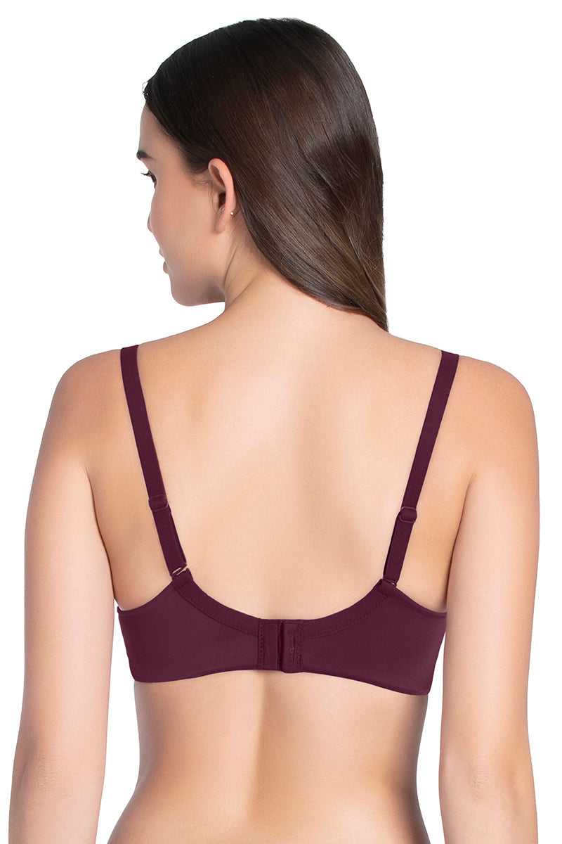 Smooth Moves Padded Wired T-shirt Bra - Purple Potion - Image 3 of 4