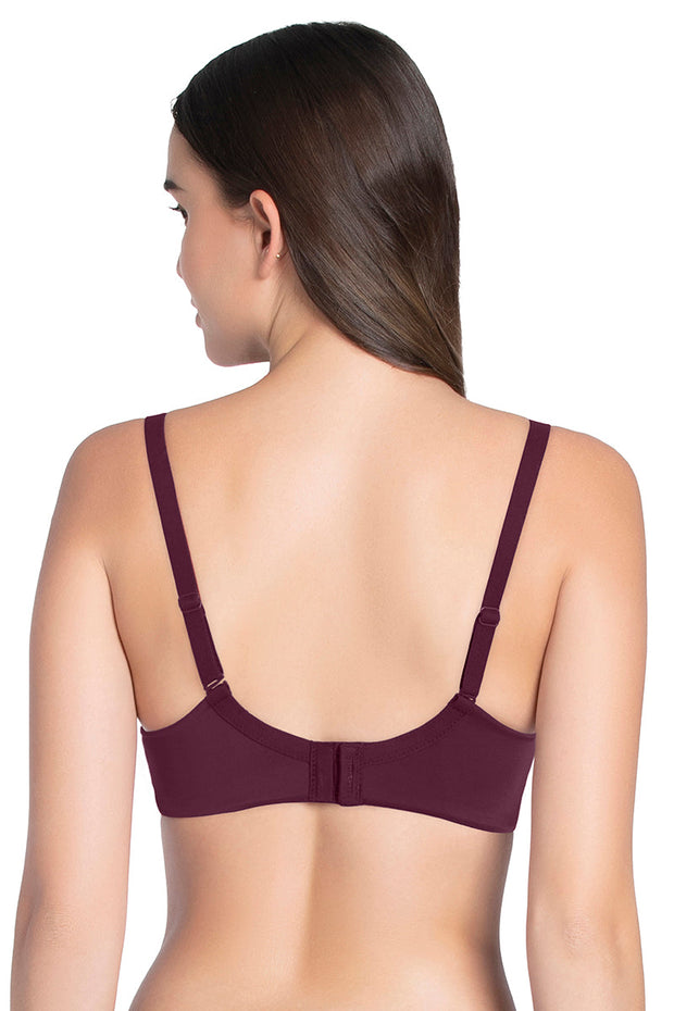 Smooth Moves Padded Wired T-shirt Bra - Purple Potion