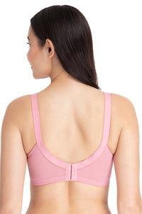 Magic Support Non Padded Non-Wired Full Coverage Bra - Wild Rose thumbnail 3