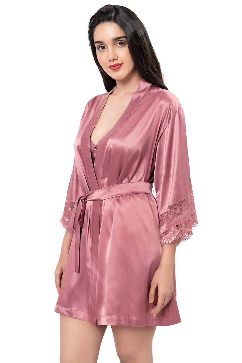 Ariadne Silk Robe - Regular and Petite Sizes