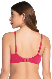 Cotton Dream Padded Non Wired T-shirt Bra - Azalea