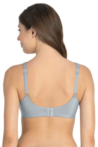 Cloudsoft Support Non-padded & Non-wired Bra - Soft Gray thumbnail 4