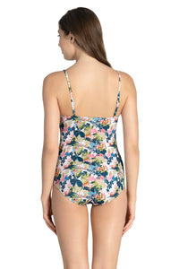 Straight Neck Swim Suit - Tropical Pr thumbnail 3