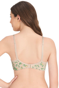 Cotton Casual Padded Non-wired Printed T-shirt Bra - Birds Of Para. Pr thumbnail 2