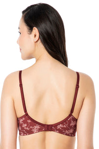 Smooth Charm Padded Non-Wired T-Shirt Bra - Filigree Print thumbnail 3
