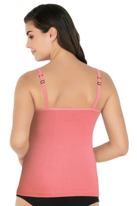 Cotton Camisole - Sunkist Coral thumbnail 3
