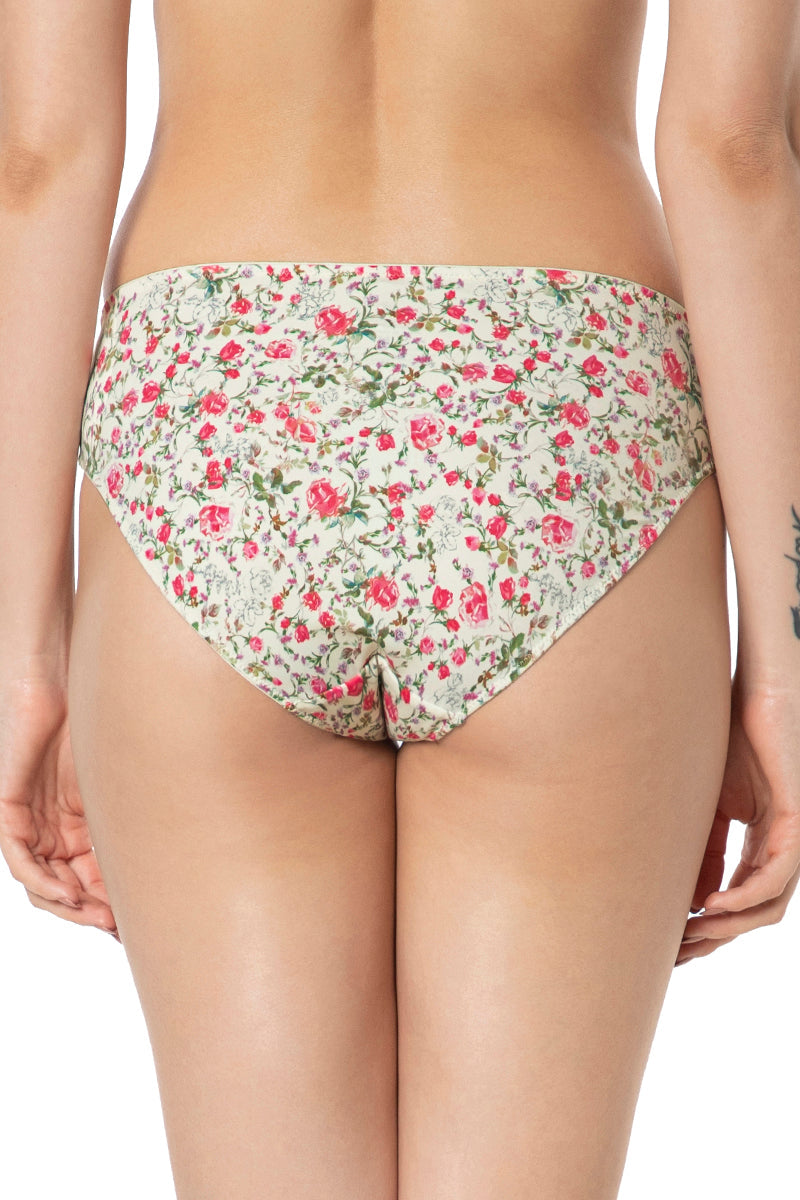 Smooth Charm Bikini Panty - Floral Whimsy Pr